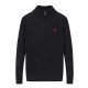 ເສື້ອຢືດເສື້ອໂປໂລ Polo pullover ດູໃບໄມ້ລົ່ນຂອງຜູ້ຊາຍ Paul ເຄິ່ງຄວາມສູງຂອງຊາວອາເມລິກາ