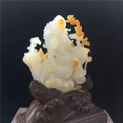 Natural Huanglongyu Beautiful Guanyin ornaments