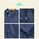 Тактический длинный модный черный дождевик, длинное пальто, увеличенная толщина