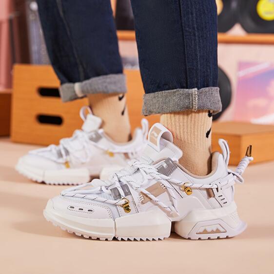 China Li Ning New York Fashion Week Walk Show Series Pan Ancient Casual Shoes Men's Fashion Trends Middle Barrel Sneaker Men
