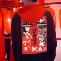 lining Li Ning 2020 days into the bucket gold pullover hooded long sleeve sweater AWDQ077 New Standard Black