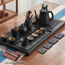 Ujinshi tea tray whole piece natural simple automatic kettle tea set induction cooker integrated household tea table tea sea