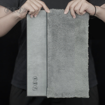 Kung Fu tea towel cloth absorbs water high-grade thickened long Japanese Zen tea set special towel tea table accessories tea table cloth