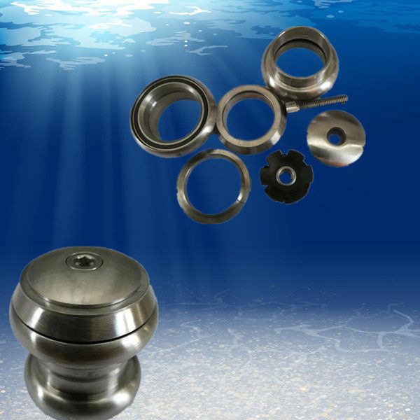 Mountain road dead fly bicycle fork bowl set washer Handle stand bowl set gasket Titanium alloy bowl set head tube assembly