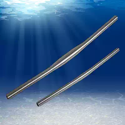 Baoji Titanium Factory Mountain Road Handlebar Titanium Alloy Handlebar 25 4 31 8 One-character handlebar