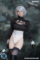 Take an order SUPER DUCK SET026 1 6 Cosplay series sexy cyborg white version set