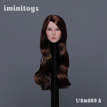 Pre-sale IminiToys 1 6 female soldiers M009 Asian beauty head sculpture like Liu Yifei white skin