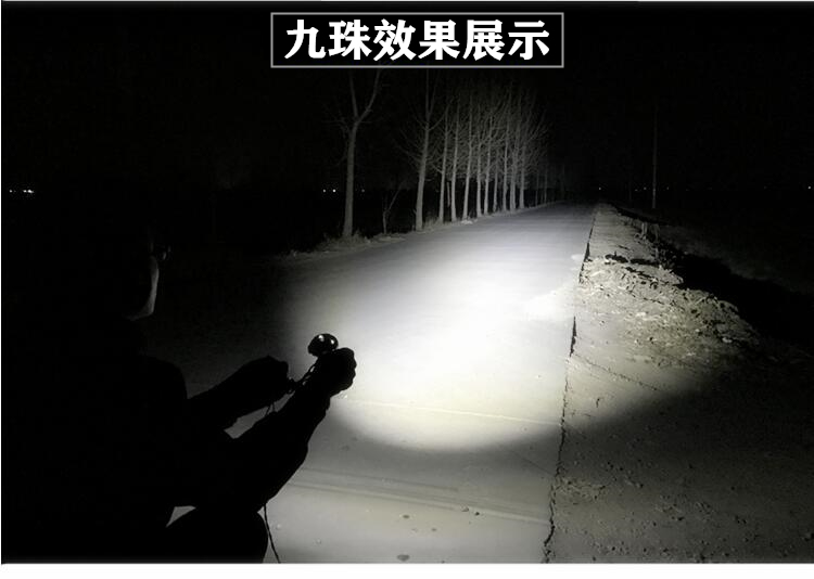 Đèn điện siêu sáng led đèn pha ba bánh xe máy đèn sửa đổi bên ngoài chói hooligan - Đèn xe máy đèn led bi cầu mini xe máy