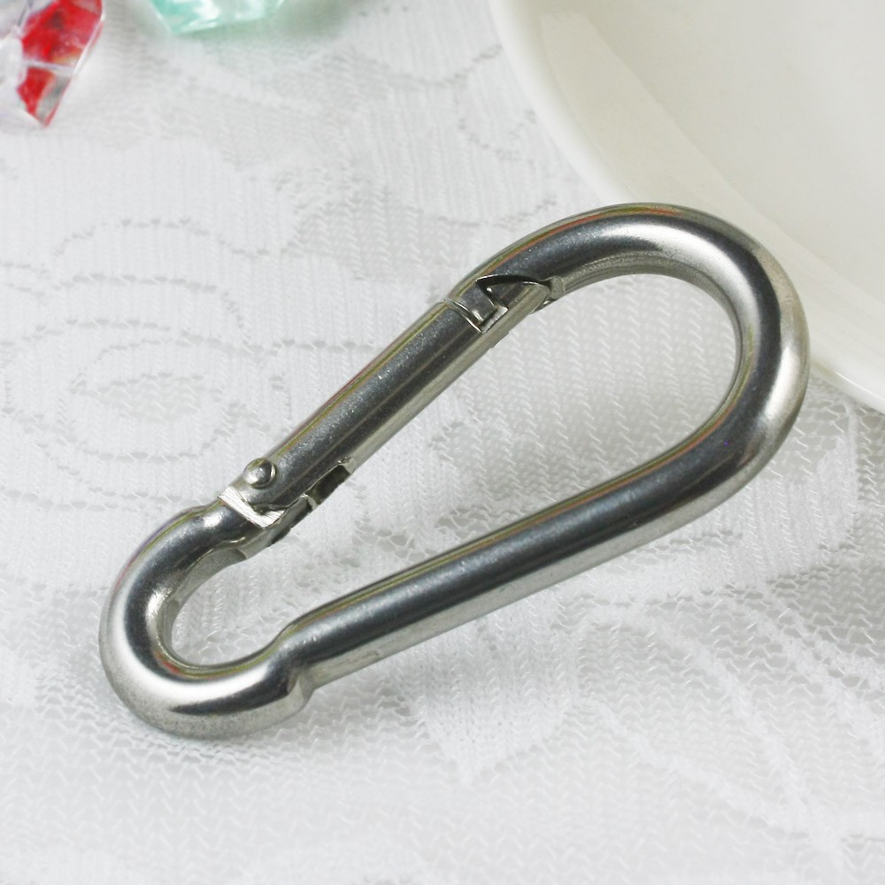 Solid stainless steel hanging buckle steel with strong hooks large and small all types of buckle rock climbing tool pendant strong bearing