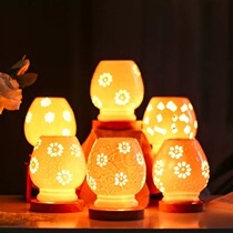 Sporting Aromatic Lighting Ceramics Plugin Oil LampsBedroom Aromatic Beauty Club Hotel Aromatic Furnace