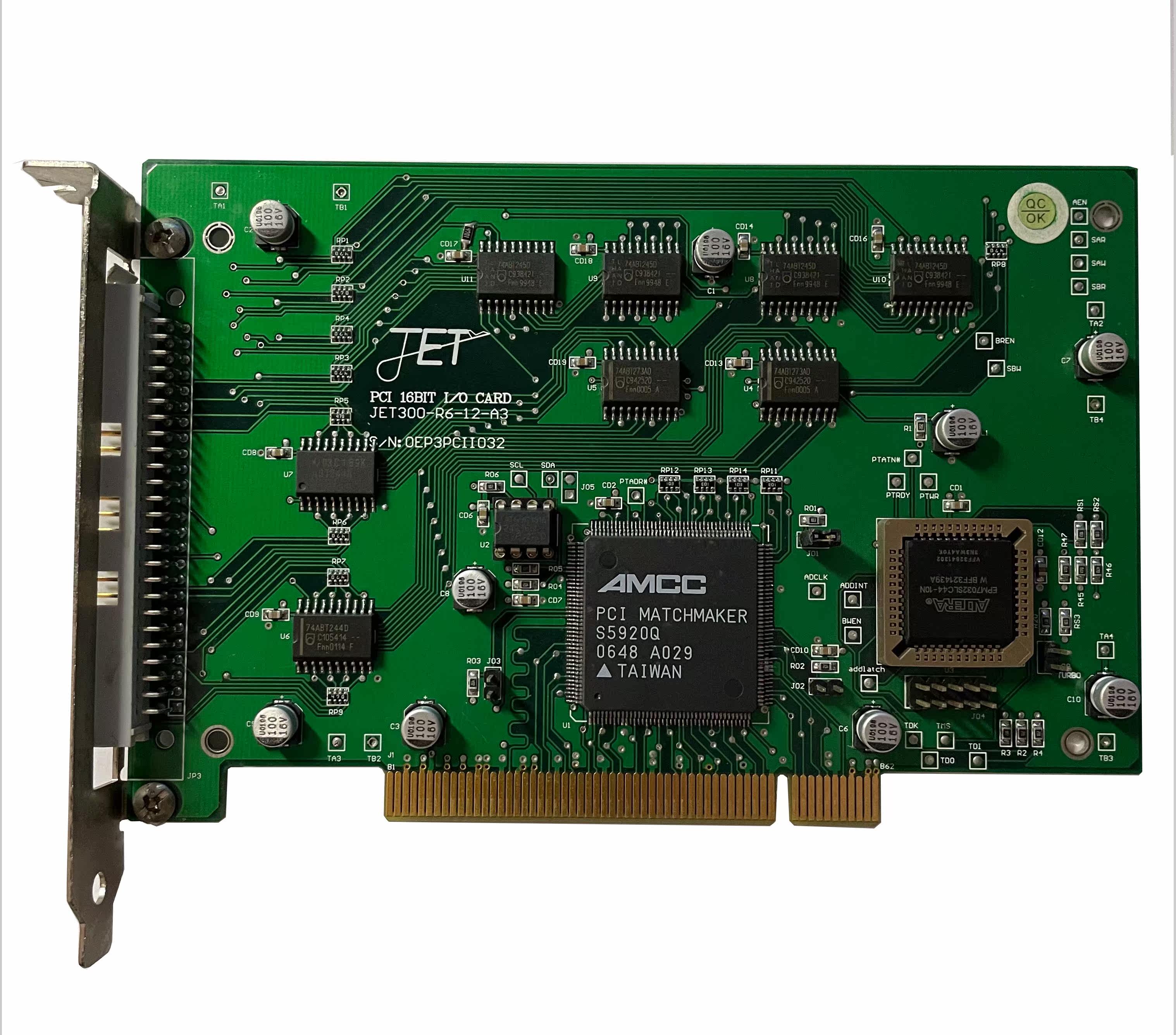 JET300 R6 12 A0 A3 PCI 16BIT I 0 CARD Tester Card spot