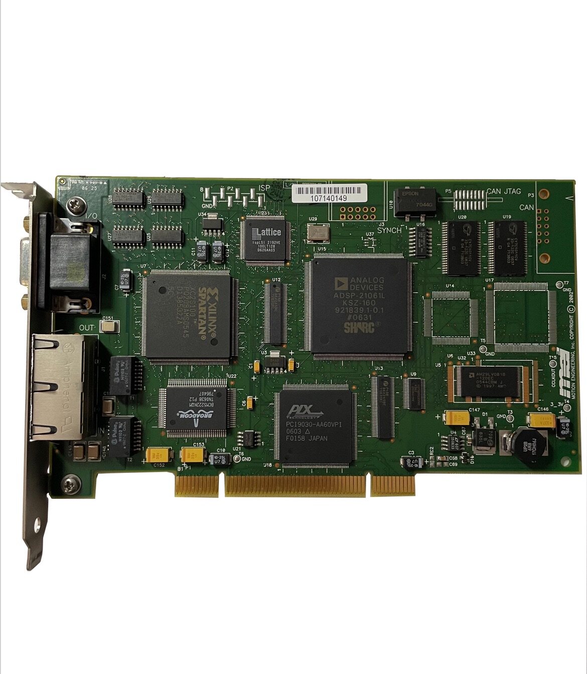 Original fit MOTION XMP-SYNQNET-PCI-RJ T014-0002 REV5