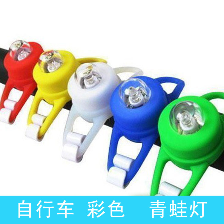 Bike Little Frog Lights Silicone Lamp Mountaineering Car Road Car Dead Flying Car Frog Lights warning lights Tail Lights Ring Lights