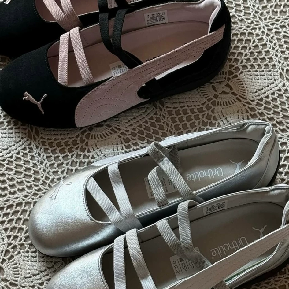 Женские кроссовки PUMA Ballet Speedcat летние дышащие повседневные обувь с тонкой подошвой балетки Mary Jane плоская подошва гоночные кроссовки 401581