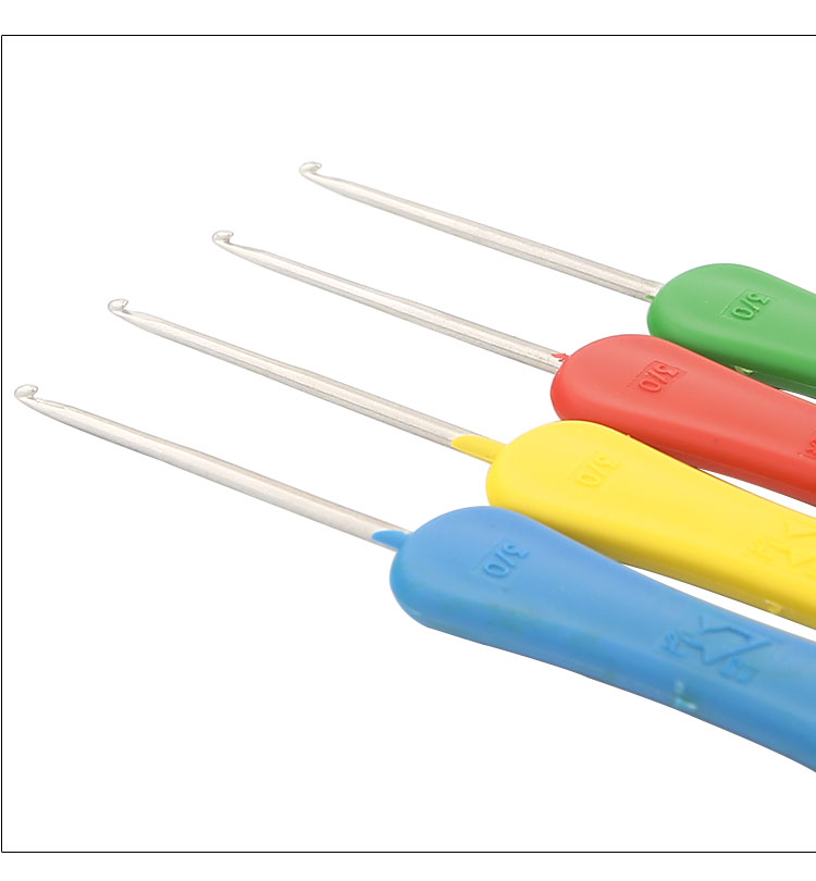 Móc đôi dệt kim đan móc kim DIY tay đan công cụ dệt áo len không gỉ móc - Công cụ & vật liệu may DIY khung thêu tranh
