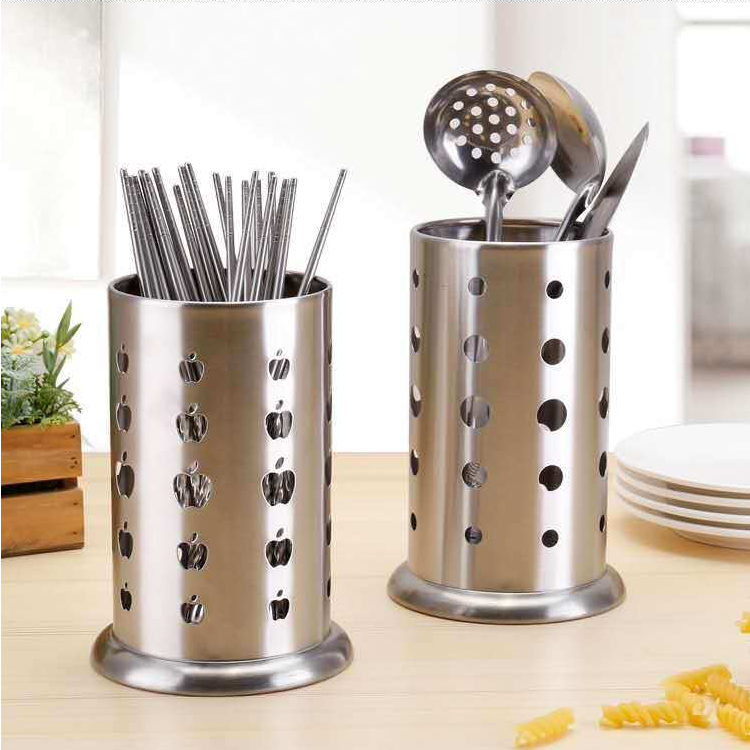 Duomeiran stainless steel chopsticks tube chopsticks cage household chopsticks tableware storage drain chopsticks bucket chopsticks bucket chopsticks basket