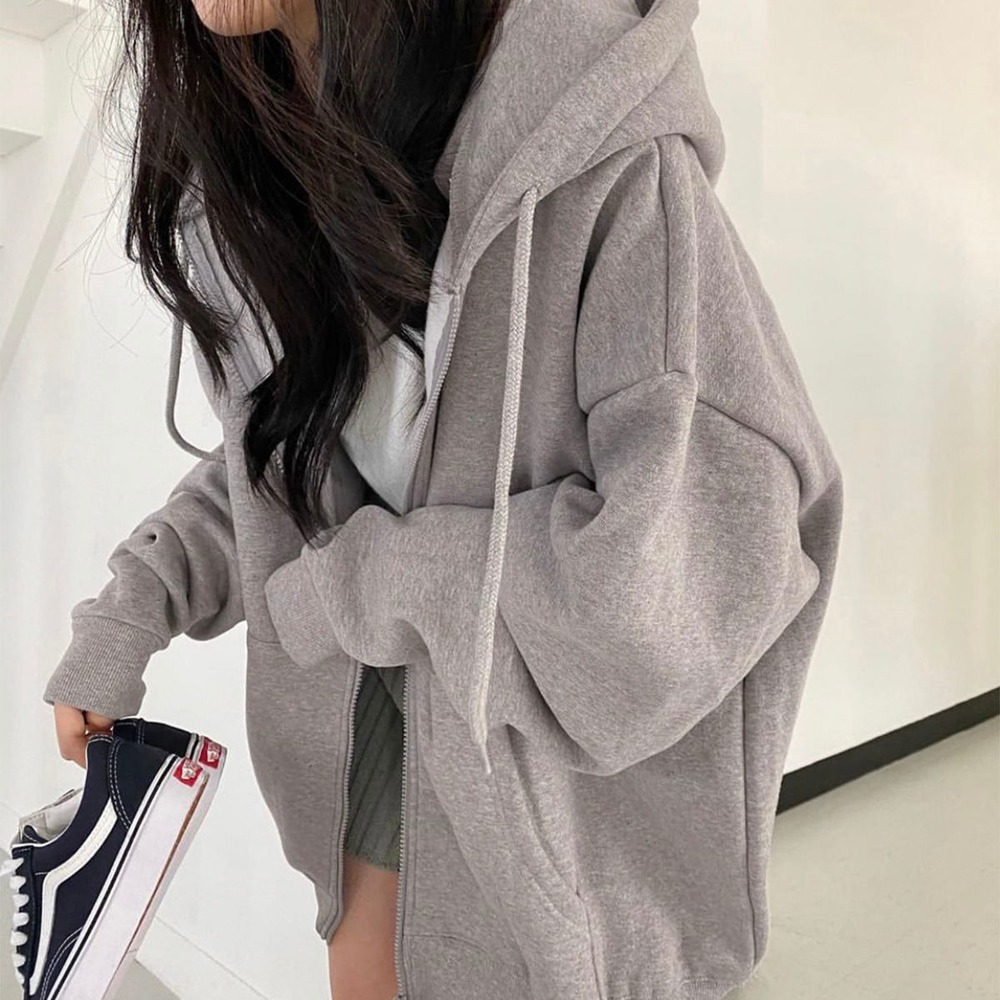 ЖЕНСКАЯ Толстовка-худи HARAJUKU KOREAN версия свободная oversize свитш