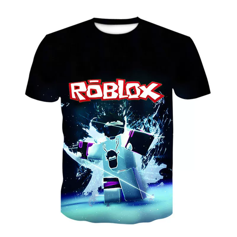 [Игра Robloxing футболка для детей, новый милый 2021, смешная летняя]
