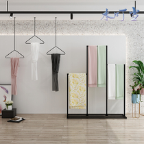 Cloth Racks Silk Scarves Scarves Scarves Curtain Textile Racks Hanging Floor Combined Racks Triangular Round Custom Racks