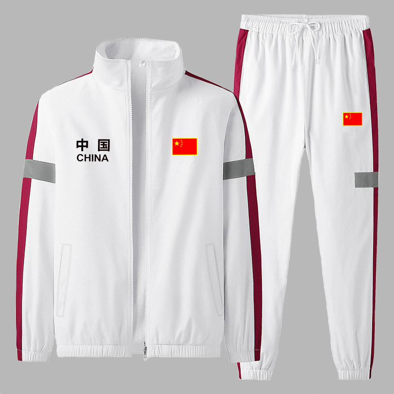 Men's and Women's Spring and Autumn Chinese National Team Long Pants Training Uniform 2026 Thin Jacket Coach Sportswear Casual Wear