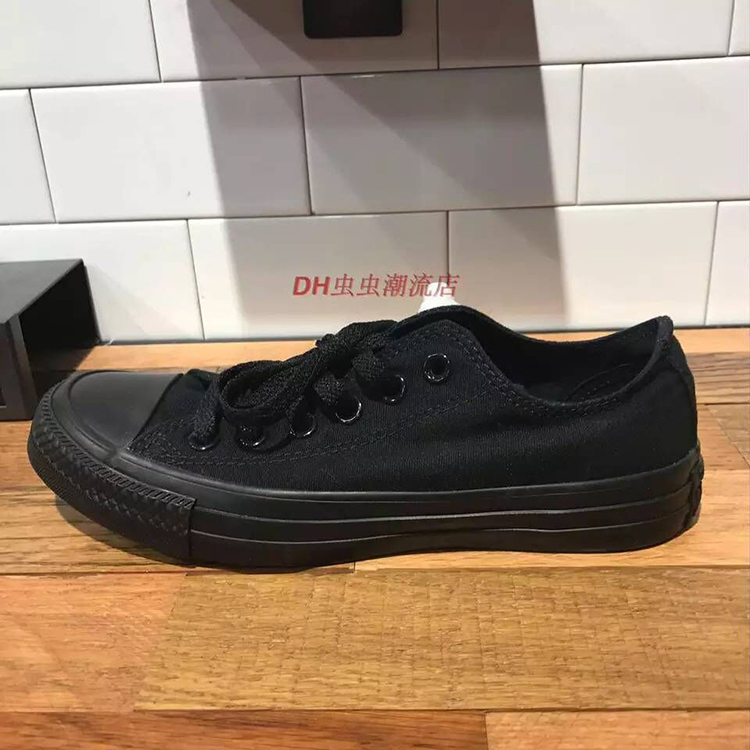 CONVERSE Converse cổ điển dài xanh xanh cao và thấp nam và nữ giày vải giản dị 102329 102307 giày tập thể dục