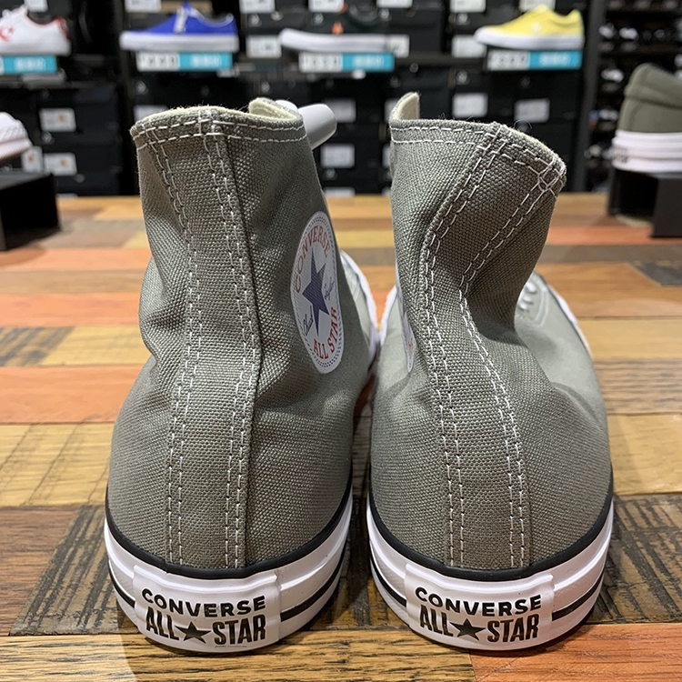 CONVERSE Đôi giày vải cao cổ thấp và thấp cổ hoa lê màu xám 147137C 147128C - Plimsolls