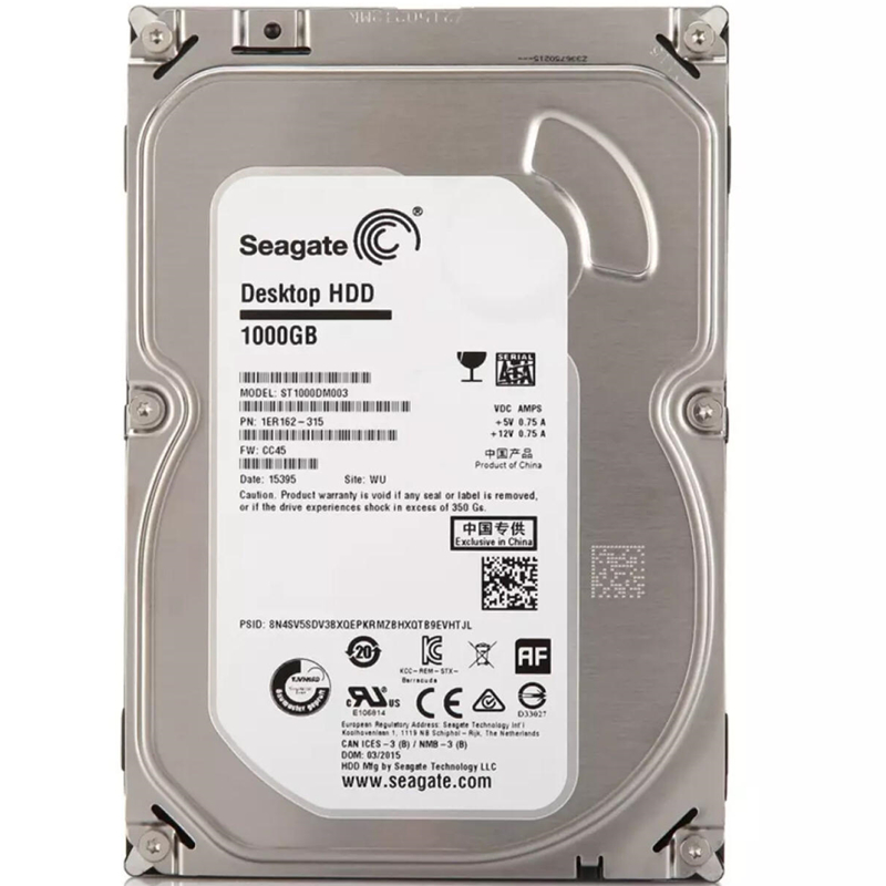 New 3 5-inch Seagate 1T desktop computer disk Mechanical hard drive 7200 to 64M VCR surveillance hard drive