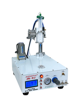 Automatic dispensing machine for round horns sound film motors and lamps glue coating machine for round parts silicone anaerobic glue