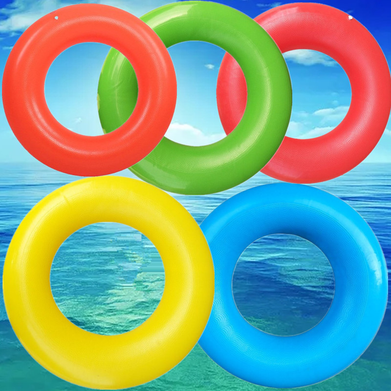 Wear-resistant rubber swimming ring adult children thicken inflatable life-saving circle male and female underarmpit plastic thickness