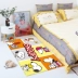 Phim hoạt hình Snoopy dễ thương mat vào cửa sofa phòng ngủ giường trẻ em phòng bên thảm phòng tắm chống trượt phổ biến - Thảm sàn