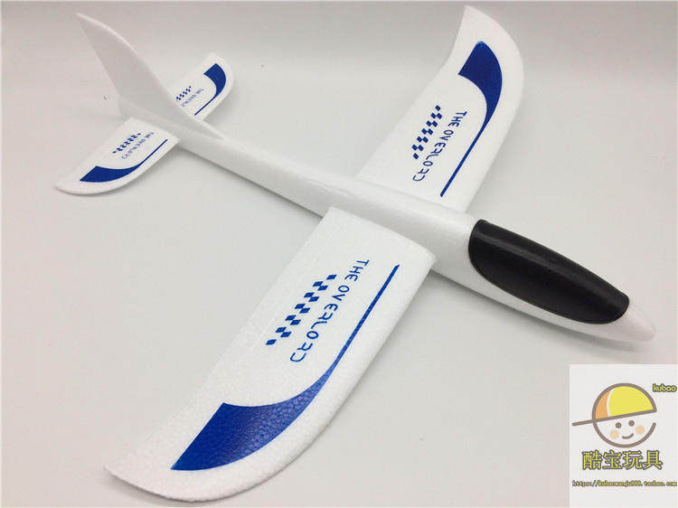 Фрисби 手抛飞机泡沫飞机滑翔机贴花贴纸飞机火焰飞机飞得远投掷儿童玩具 628