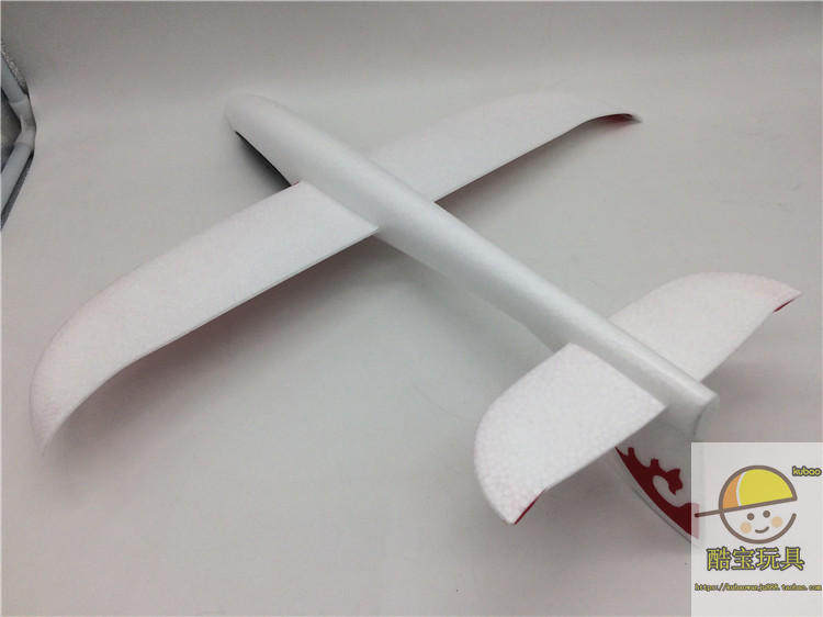 Фрисби 手抛飞机泡沫飞机滑翔机贴花贴纸飞机火焰飞机飞得远投掷儿童玩具 628