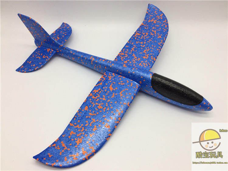 Фрисби 手抛飞机泡沫飞机滑翔机贴花贴纸飞机火焰飞机飞得远投掷儿童玩具 628