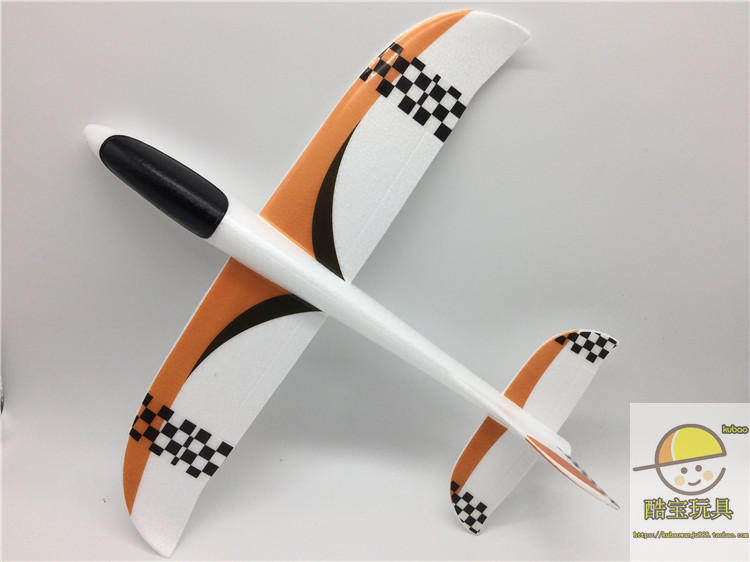 Фрисби 手抛飞机泡沫飞机滑翔机贴花贴纸飞机火焰飞机飞得远投掷儿童玩具 628