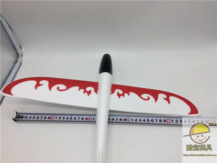 Фрисби 手抛飞机泡沫飞机滑翔机贴花贴纸飞机火焰飞机飞得远投掷儿童玩具 628