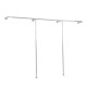 ຮ້ານຂາຍເສື້ອຜ້າແມ່ຍິງ shelf display rack floor-standing wall-mounted stainless steel clothes hanger clothes store special rack display