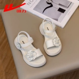 Warrior, летние сандалии для принцессы, пляжная пляжная обувь, в цветочек, в корейском стиле