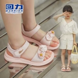 Warrior, летние модные сандалии, детская пляжная обувь для принцессы, в корейском стиле, подходит для подростков, мягкая подошва