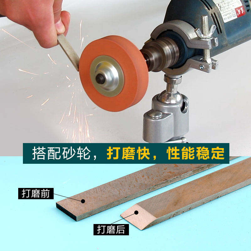Electric drill change grinder conversion head Electric drill grinding head Grinding wheel grinding head Metal polishing sharpener accessories