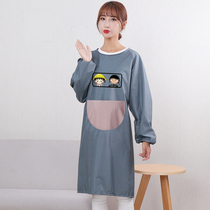 Dyeing hair apron perm hair salon big coat overalls Barber special waterproof coat dustproof hairdresser hair cut