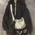 Túi vải lớp messenger túi nam học sinh phiên bản Hàn Quốc của thương hiệu thời thượng thủy triều Nhật Bản giản dị hoang dã túi nữ - Túi của con người