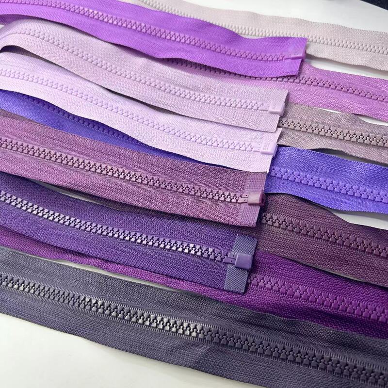 Purple Series No. 5 Jacket with Zipper Placket, Single or Double Zipper, Taro Purple, Light Purple, Dark Purple