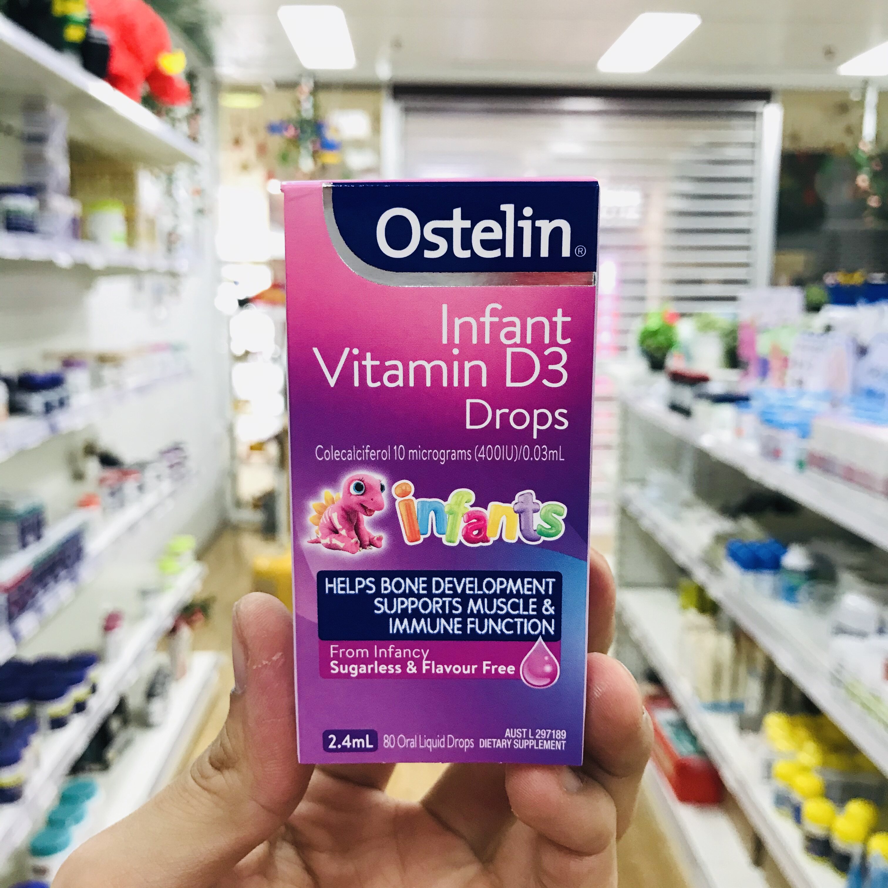 Hwan tours Australia Ostelin vitamin D infant child vitamin VD3 drops of breast milk reinforcement