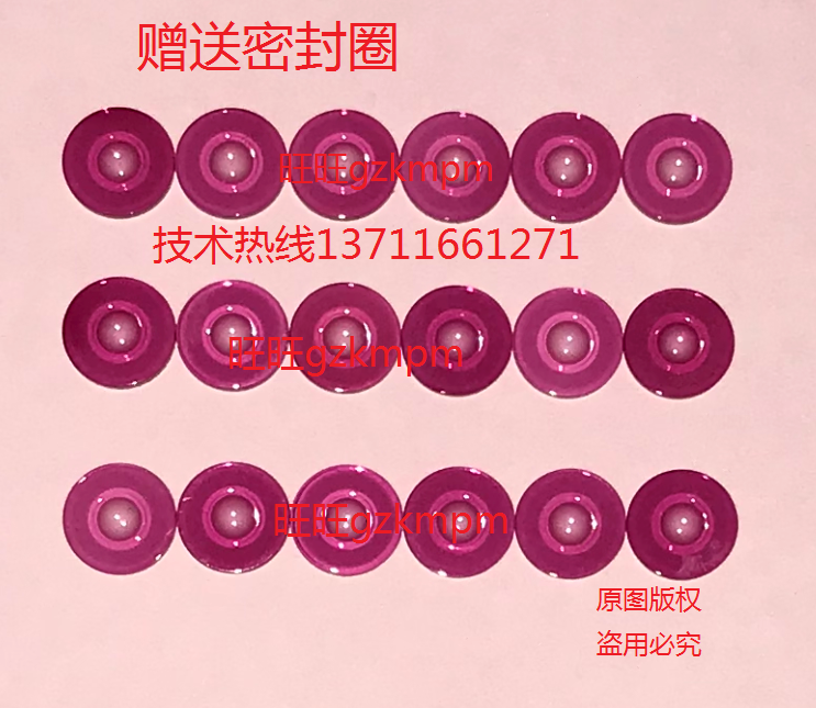 Inkjet printer Ruby nozzle Shenou Kangdi Willy Radium de Jie Ke Novar Aijihua Shi Chengcan send seal ring