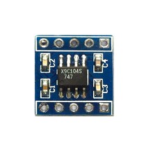 X9C104 Digital potentiometer module 100-order digital potentiometer adjustment bridge balance sensor