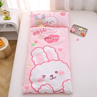 Розовый кролик [один -In -один стеганый одеял/ядро подушки разрушено]