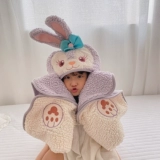 Дисней, детская накидка, зимнее милое одеяло, плащ с капюшоном