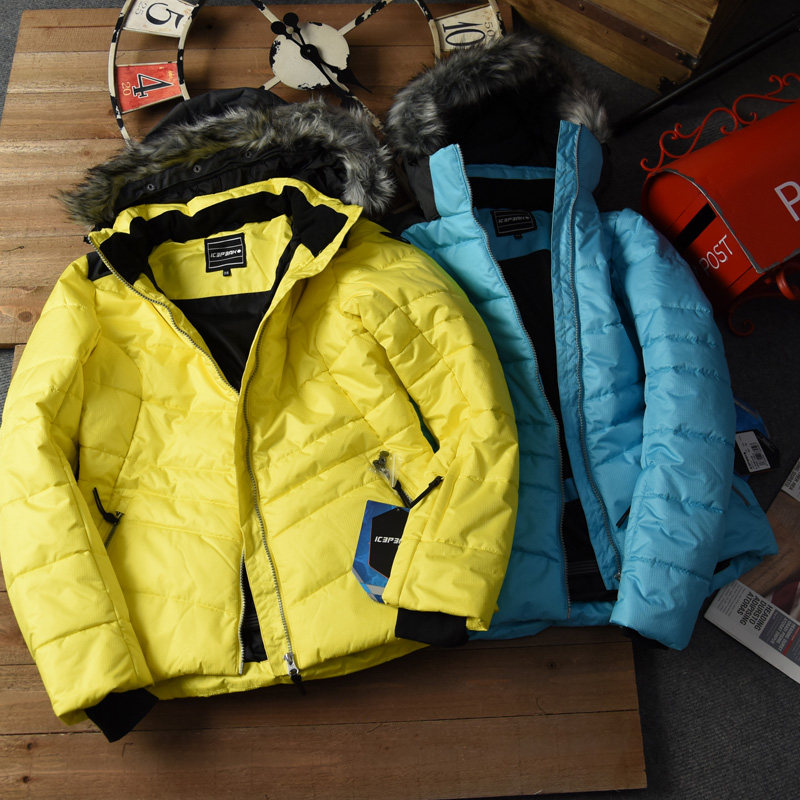 Foreign trade European single women waterproof breathable 5000 windproof warm ski clothes ski clothes with windproof skirt CD4-A974