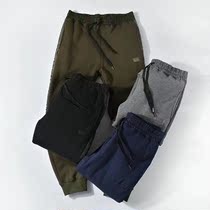 Below zero mens thick lamb cashmere warm feet casual sweatpants trousers plus velvet pants 4671-468