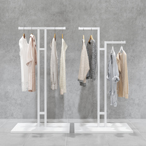 Iron Art Simple Hanging Clothing Store Nakajima Floor-to-ceiling Window Display Racks Women's Clothing Shop Display Hanging Hangers Clothes Racks